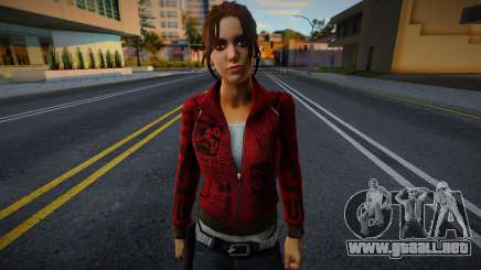 Zoe (Maroon) de Left 4 Dead para GTA San Andreas