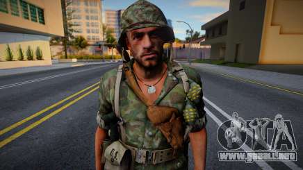 Soldado estadounidense de CoD WaW v11 para GTA San Andreas