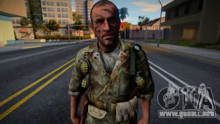 Soldado estadounidense de CoD WaW v15 para GTA San Andreas