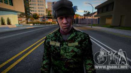 Soldado Con Casco para GTA San Andreas