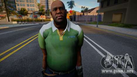 Entrenador (camisa verde) de Left 4 Dead 2 para GTA San Andreas