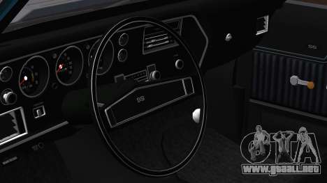 Chevrolet Chevelle SS 454 Cowl Induction 70 para GTA Vice City