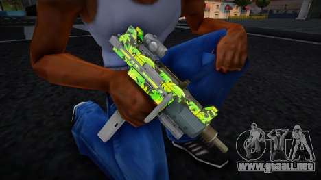 Micro SMG (Organics Finish) v11 para GTA San Andreas