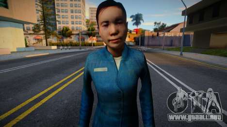 FeMale Citizen from Half-Life 2 v4 para GTA San Andreas