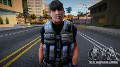 Guerrilla (afeitada) de Counter-Strike Source para GTA San Andreas