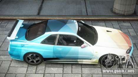 Nissan Skyline R34 GTR Nismo S7 para GTA 4