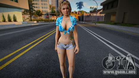 Helena Douglas Loco Moco Vacation para GTA San Andreas