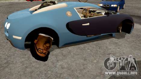 Divertido Bugatti Veyron para GTA San Andreas