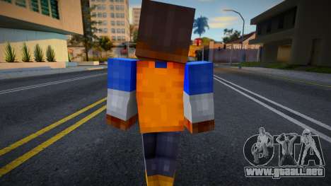 Steve Body Franklin Worker para GTA San Andreas