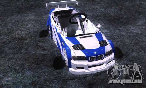 Go Kart Bmw M3 Gtr para GTA San Andreas