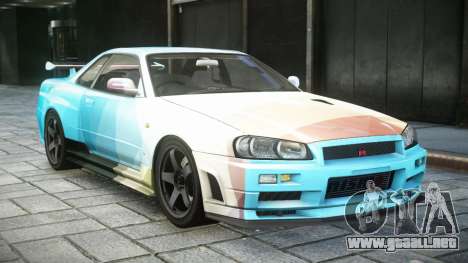 Nissan Skyline R34 GTR Nismo S7 para GTA 4