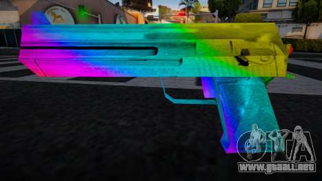 Desert Eagle Multicolor para GTA San Andreas