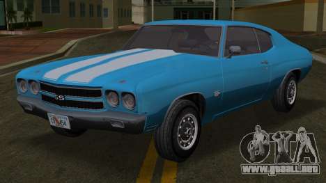 Chevrolet Chevelle SS 454 Cowl Induction 70 para GTA Vice City