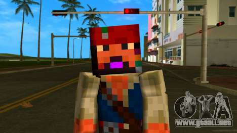 Steve Body Jack Sparrow para GTA Vice City