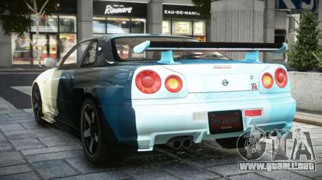 Nissan Skyline R34 GTR Nismo S7 para GTA 4