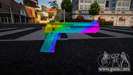 Desert Eagle Multicolor para GTA San Andreas