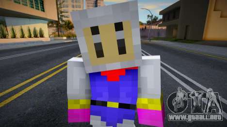 Steve Body BomberMan para GTA San Andreas