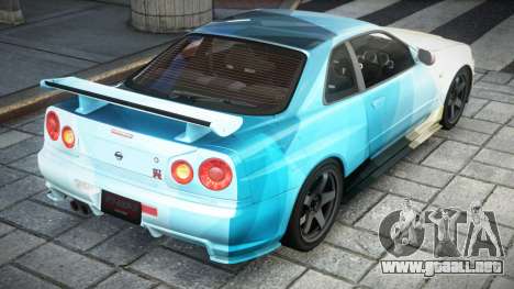 Nissan Skyline R34 GTR Nismo S7 para GTA 4