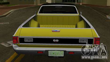 Chevrolet El Camino SS 70 para GTA Vice City