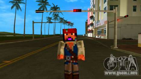 Steve Body Jack Sparrow para GTA Vice City