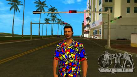 Camisa con estampados v4 para GTA Vice City