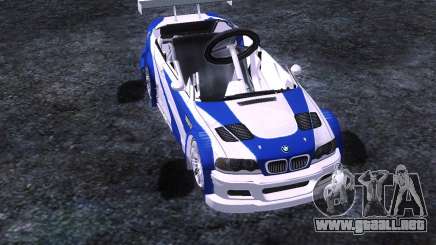 Go Kart Bmw M3 Gtr para GTA San Andreas