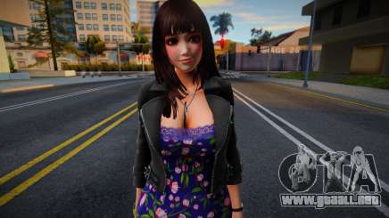 DOA Naotora Li - Jacket Dress Flower v1 para GTA San Andreas