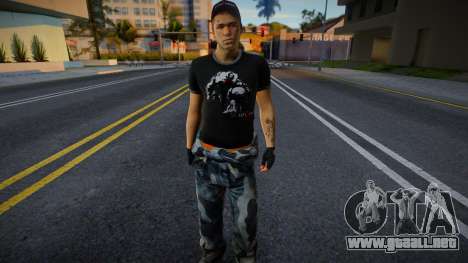 Ellis (Left 4 Dead Fan Boy) de Left 4 Dead 2 para GTA San Andreas