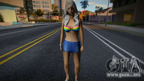 Chica vestida de civil v8 para GTA San Andreas