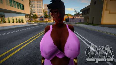 Thicc Female Mod - Gym Outfit para GTA San Andreas