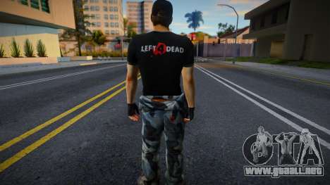 Ellis (Left 4 Dead Fan Boy) de Left 4 Dead 2 para GTA San Andreas