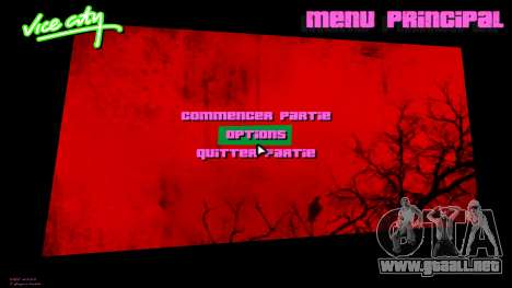 Zombie Apocalipsis Menu para GTA Vice City