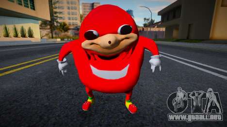 Ugandan Knuckles [Red] para GTA San Andreas