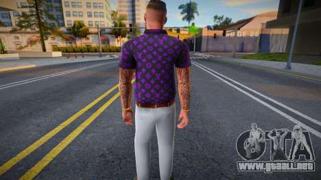 Joven con tatuajes para GTA San Andreas