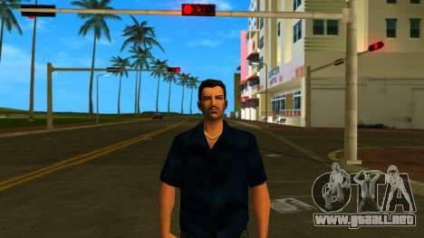 Tommy en camisa negra v1 para GTA Vice City