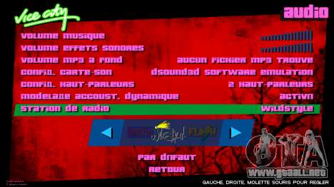 Zombie Apocalipsis Menu para GTA Vice City