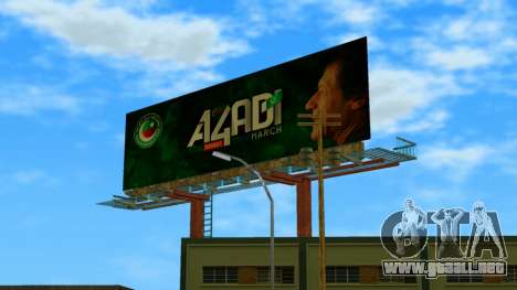 Azadi March Billboards para GTA Vice City