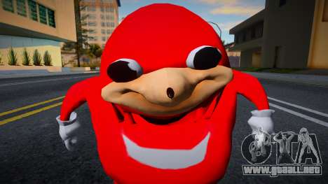 Ugandan Knuckles [Red] para GTA San Andreas