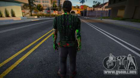 Ellis (Skeleton Green Version) de Left 4 Dead 2 para GTA San Andreas