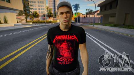 Ellis (Metallica) de Left 4 Dead 2 para GTA San Andreas