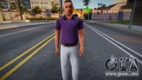 Joven con tatuajes para GTA San Andreas