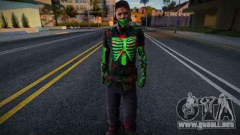 Ellis (Skeleton Green Version) de Left 4 Dead 2 para GTA San Andreas