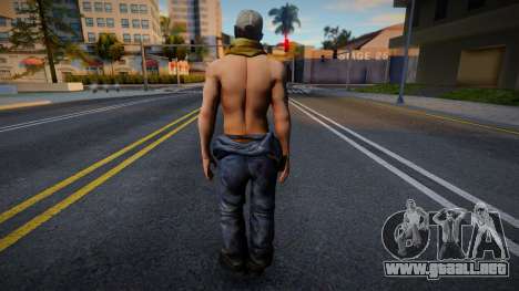 Left 4 Dead 2 Ellis Shirtless para GTA San Andreas