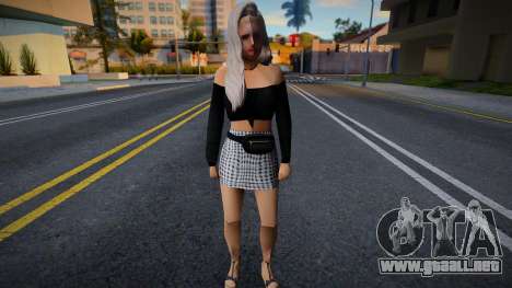 Chica vestida de civil v24 para GTA San Andreas