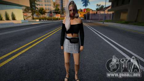 Chica vestida de civil v9 para GTA San Andreas
