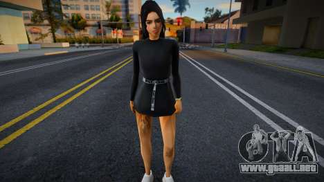 Chica con un tatuaje para GTA San Andreas