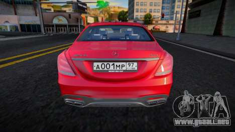 Mercedes-Benz S63 AMG (Holiday) para GTA San Andreas