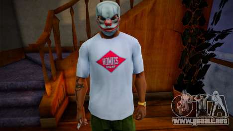 Máscara de Payday: The Heist v4 para GTA San Andreas