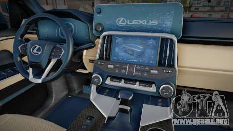 Lexus LX600 2022 (3dnion) para GTA San Andreas