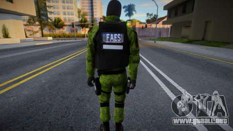 Soldado de FAES V2 para GTA San Andreas